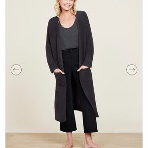 Barefoot Dreams CozyChic Lite Black Cardigan